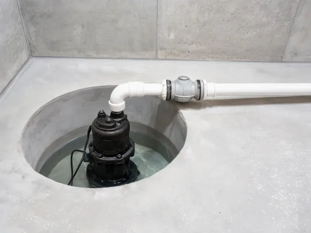 Basement sump basin installation